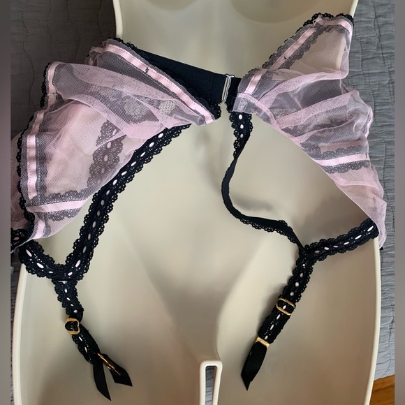 Agent provocateur mesh/lace garter skirt NWT size 2 - Picture 7 of 8